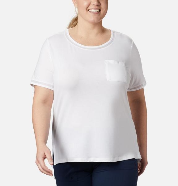 Columbia T-Shirt Dame Slack Water Hvide ILXV52908 Danmark
